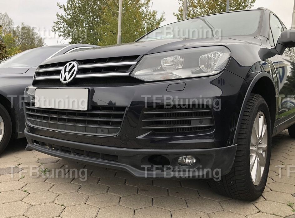 spoiler dokładka zderzaka przód touareg 7p 2010-2014 ver2 tfb tuning