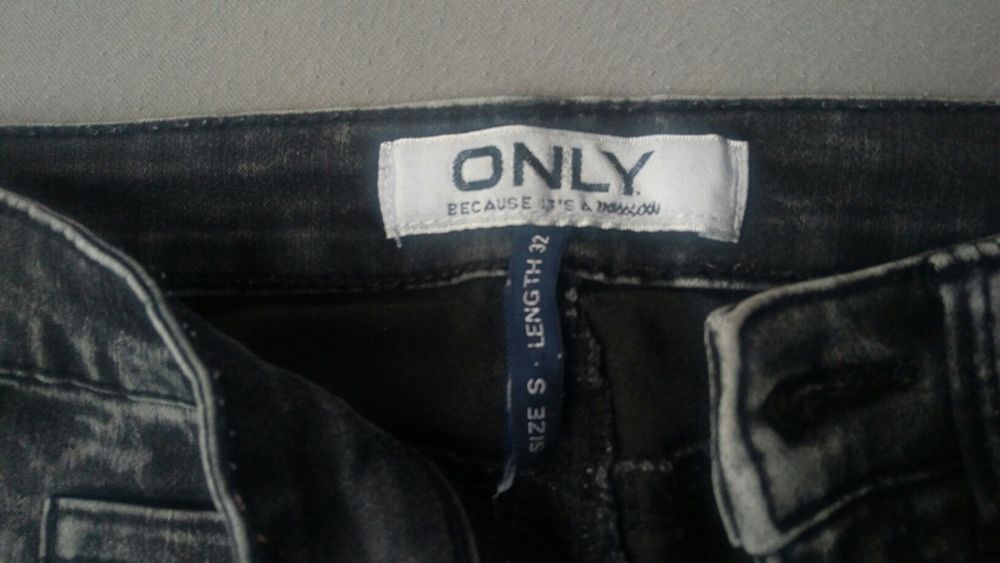 Dżinsy szare dekatyzowane ONLY S