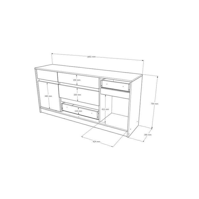 Комод 1600 СТАЙЛ