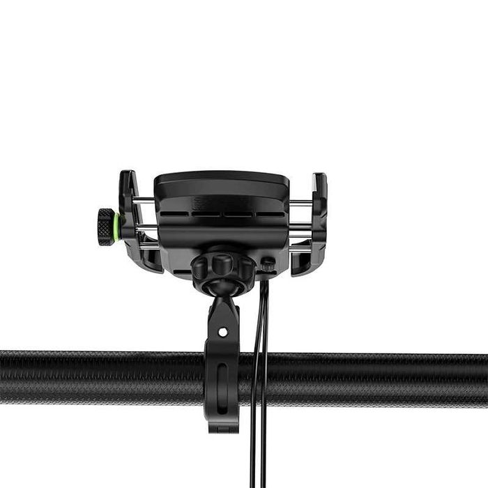 Suporte de Telemóvel para Moto com Carregador Rápido USB 3.0