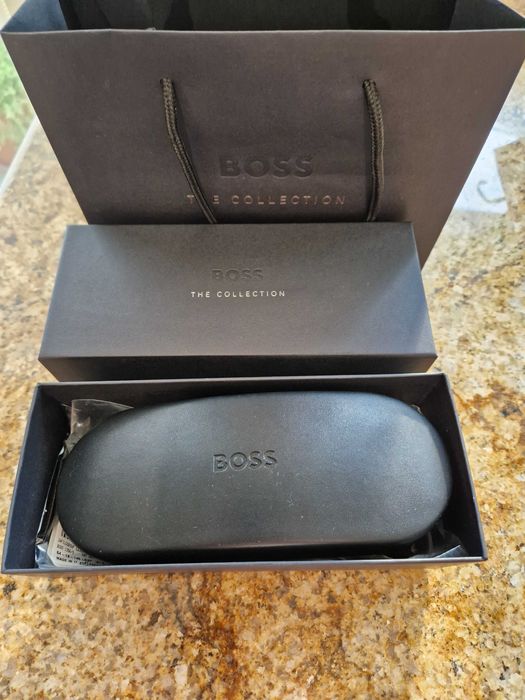 Okulary przeciwsłoneczne BOSS 1356/SKB7/Z1 fantazyjny grafit z tytanem