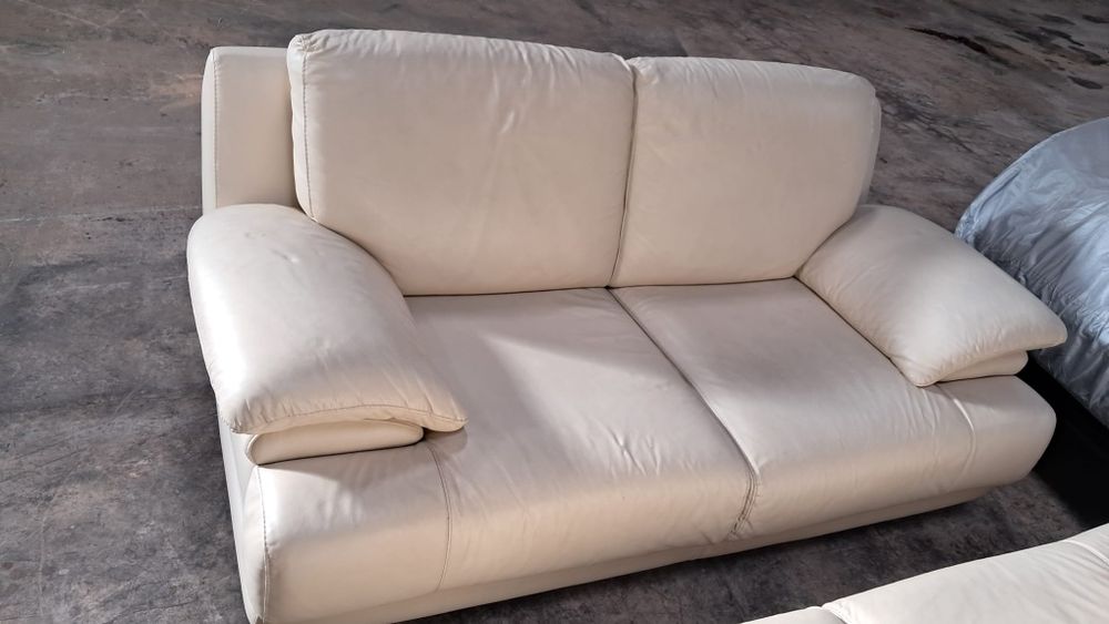 Komplet wypoczynkowy skórzany Nicolletti, dwie sofy