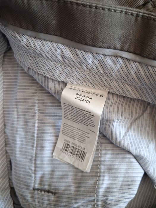 Spodnie męskie reserved slim fit nowe