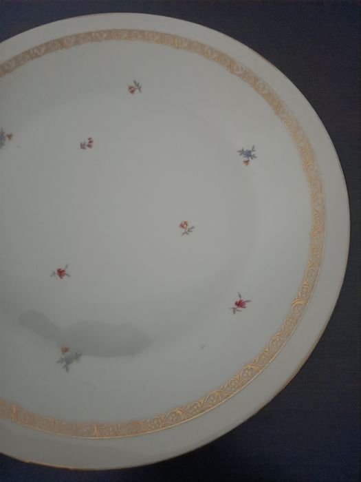 Talerz Chodzież delikatnie kwiatki