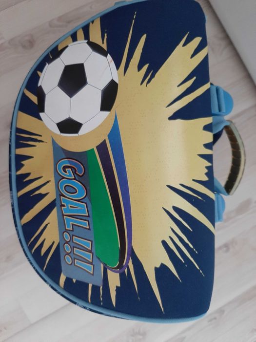 Tornister Hama Goal Schoolbag Soccer  piłka nożna-niebieski