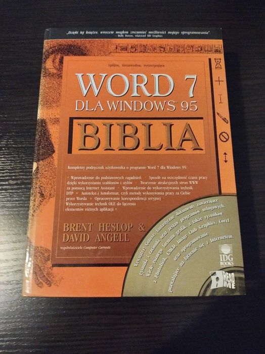 8 książek komputerowych retro: Pascal / Linux / Windows 95 / Word