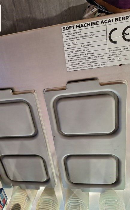 Máquina de Açaí e Gelados Soft