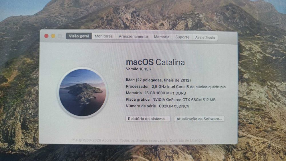 Computador Pc Apple Imac 27" 2k