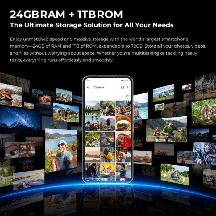 Oukitel WP200 Pro 5G 24GB/1TB IP69K 3.1GHz Auricular/Smartwatch