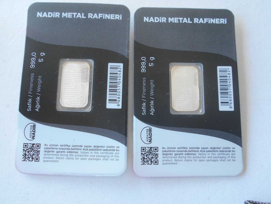 Barra de Prata (NADIR)  5 gr.