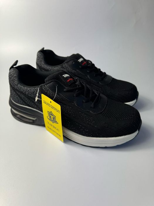 Nowe buty ochronne techniczne robocze BHP stalowe nasadki czarne 42,5