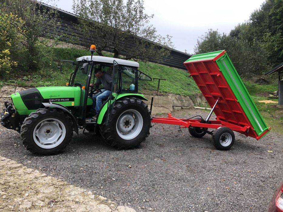 Przyczepa rolnicza jednoosiowa kiper