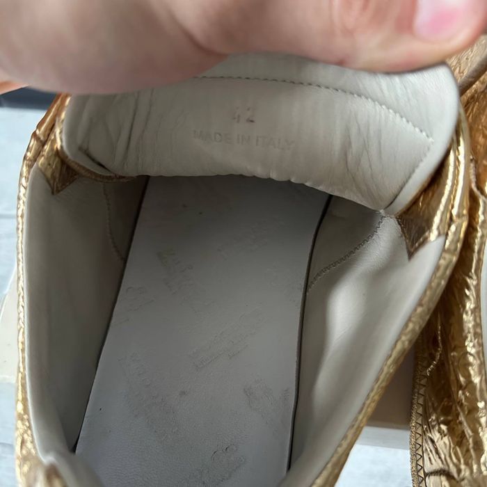 Maison margiela future low "gold"