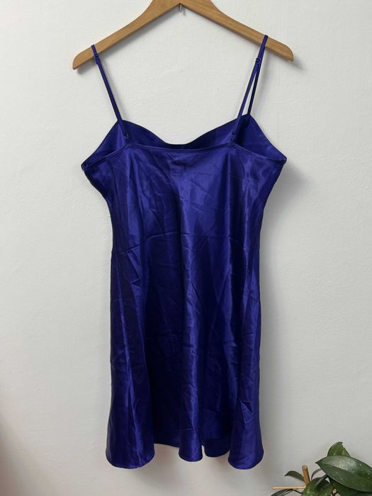 Koszulka nocna halka piżama piżamka satynowa Secret Possessions 36 S