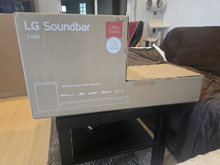 TV LG 65 MINI LED QNED + Soundbar LG S30A, Maio 2026, Novos na caixa selada