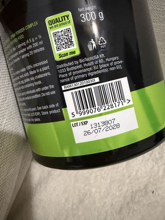 Kreatyna jabłczan BioTechUSA