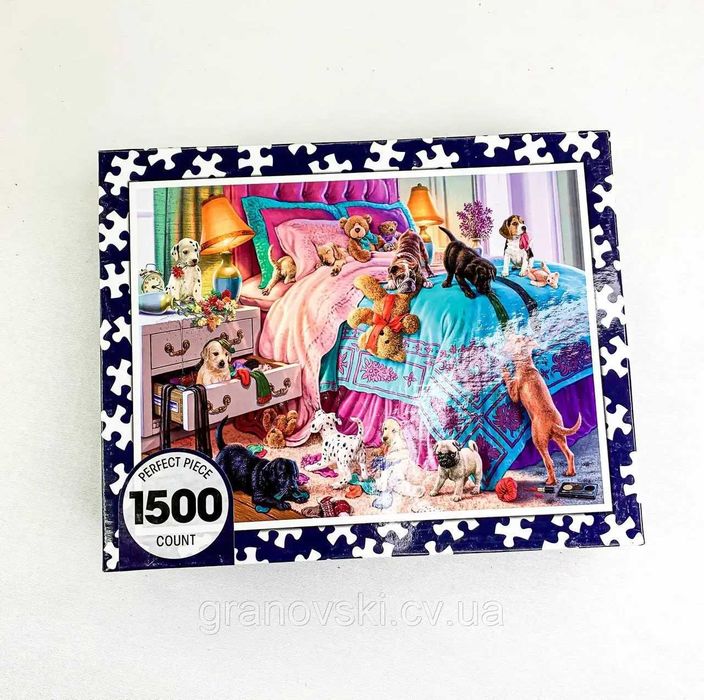 Пазл классический из картона (на 1500 единиц)