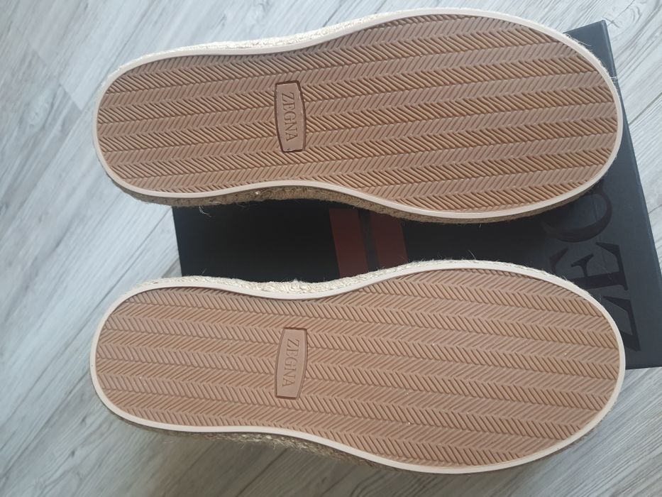 Zegna Triple Stitch espadryle