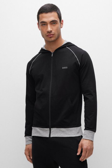 Чоловіча чорна кофта hugo boss L/XL