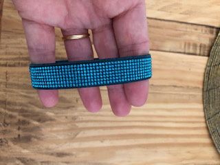 Pulseira cristais Swarosvki com mola