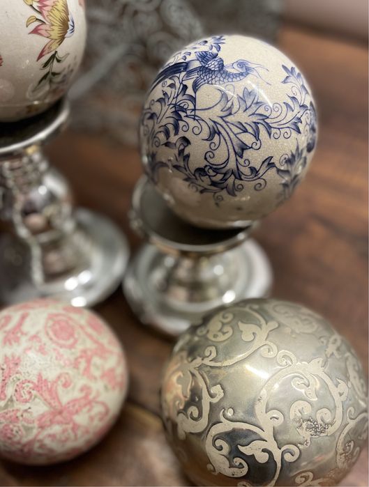 Dekoracyjne kule ceramiczne, wyjątkowa dekoracja