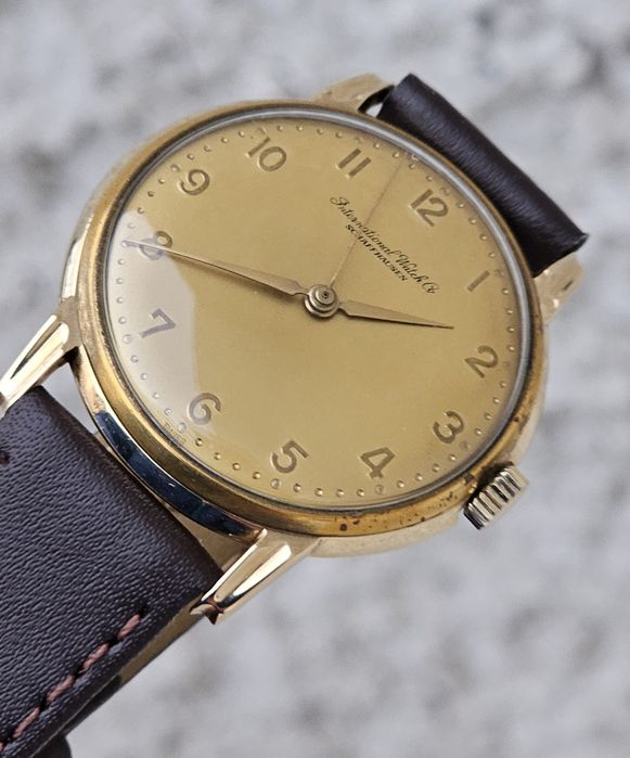 Złoty zegarek Iwc schaffhausen  cal.89