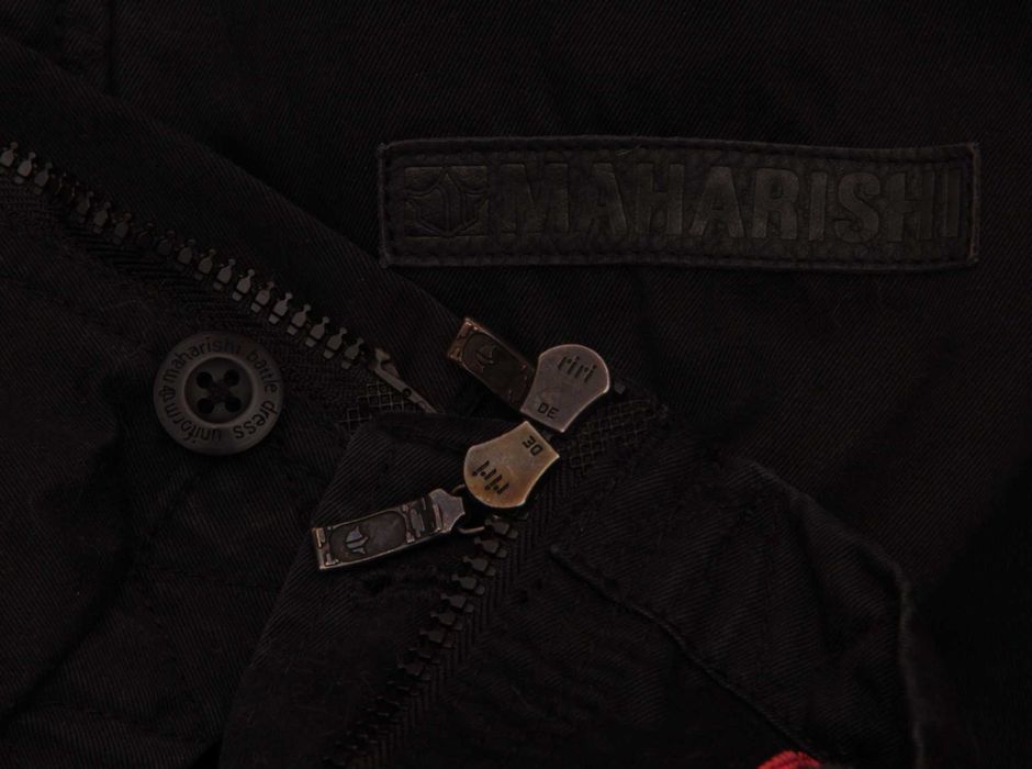 Maharishi Uniform S парка из хлопка укороченый рукав свободный крой