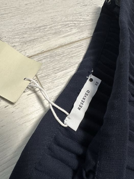 Спідниця плісе юбка xs s синя