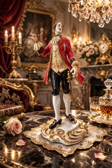 Unterweißbach • Германия • 24 см • Мануфактурный фарфор • Рококо