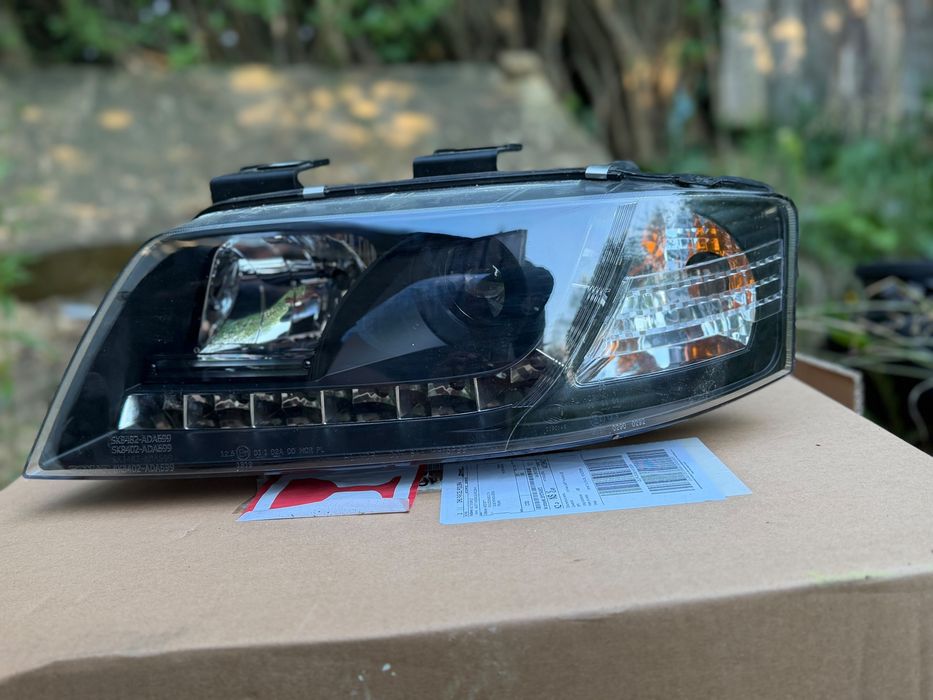 lampy Daylight Black do Audi A6 C5 przedlift (1997–2001)