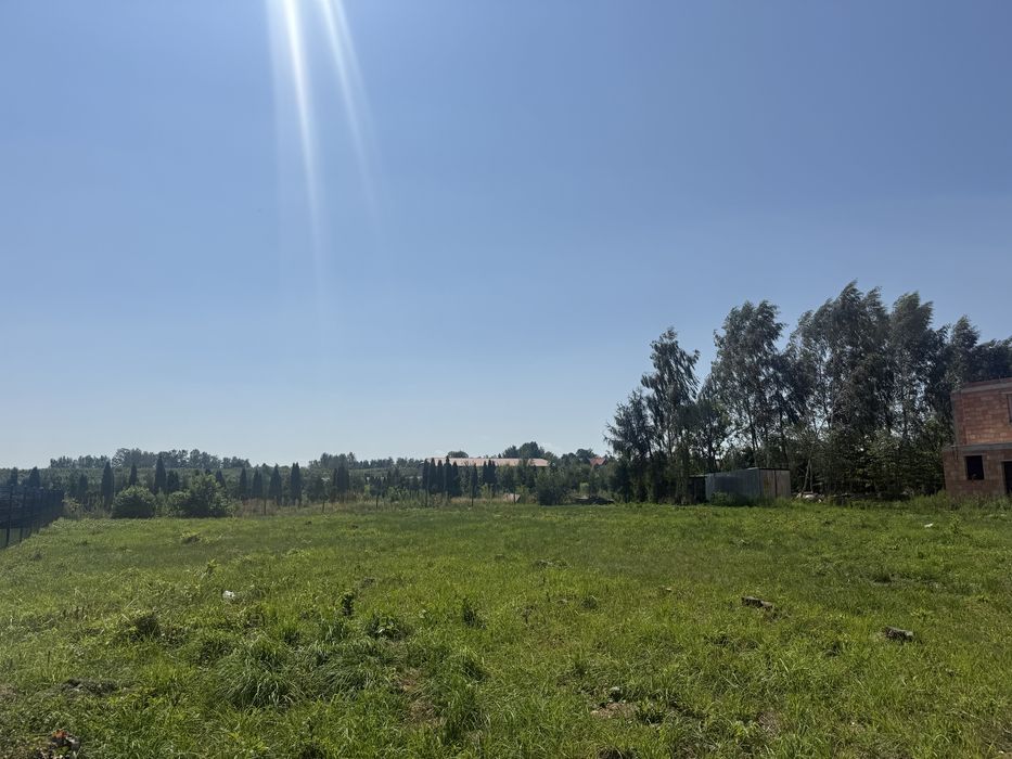 Działka budowlana 1350 m² – media na działce  -Tuszyn