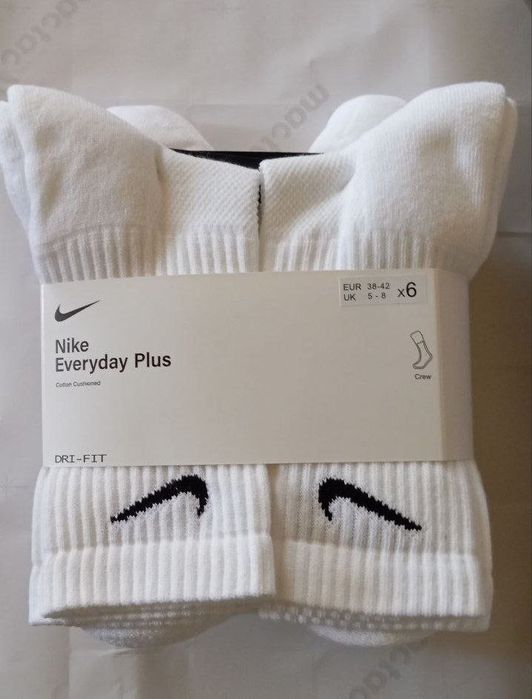 Оригінальні шкарпетки найк, носки найк оригінал, найк високі білі