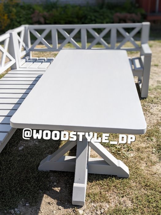 Садовая мебель.  Стол.  Лавки.  Уголок.  Садові комплекти . Стіл.