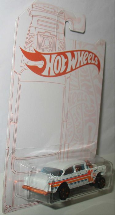 Hot Wheels - 55 Chevy Bel Air Gasser - Pearl and Chrome (2020)