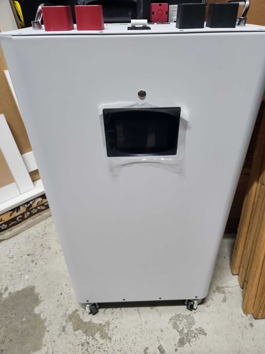 Magazyn energii 17kWh 48V, LifePo4 EVE 314Ah, JKBMS200A V19, Obudowa pionowa + kółka !!!