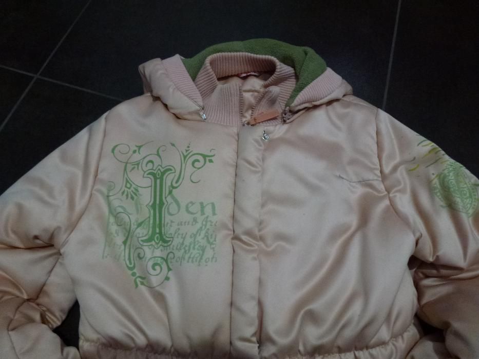 Zimowa ciepła kurtka 164 cm, S