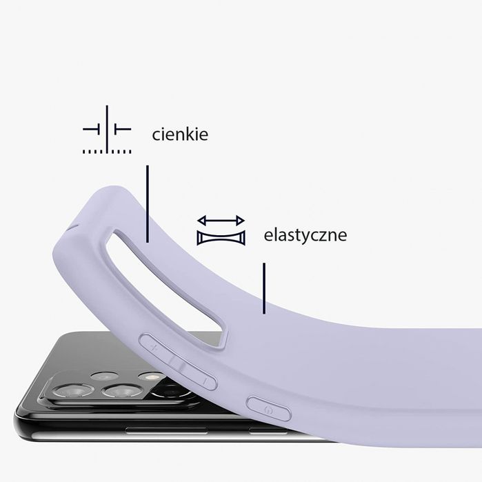 Etui Icon + Szkło Ochronne Do Samsung Galaxy A52 / A52S Violet
