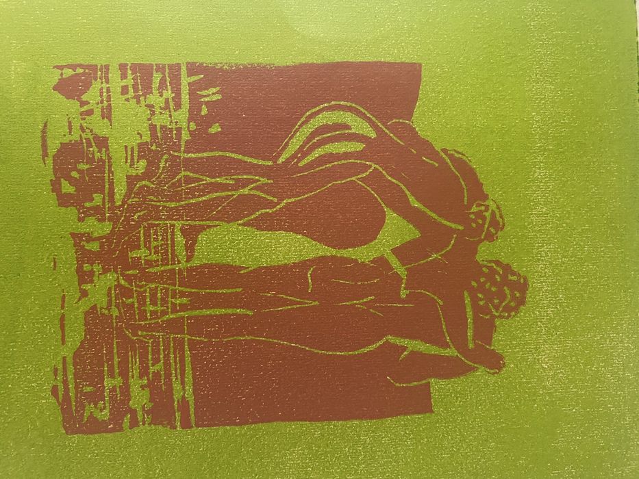 Quadro pintado a mao