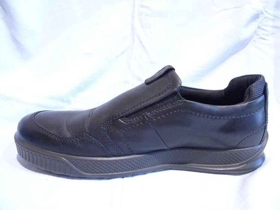 ECCO r.44/29cm Buty skórzane wsuwane półbuty mokasyny