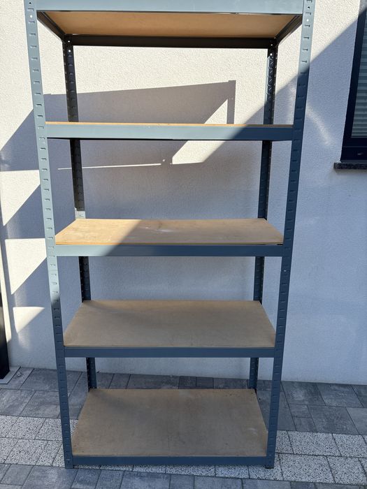 Regał składany na zatrzaski trzy sztuki 45x90x180cm