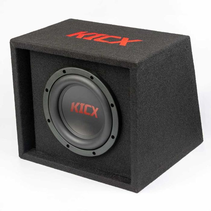 Активний сабвуфер Kicx GT 200BPA 8 дюймів 200W RMS 450W макс Компактний буфер у машину з підсилювачем регулятор провода Гарантія 12 місяців