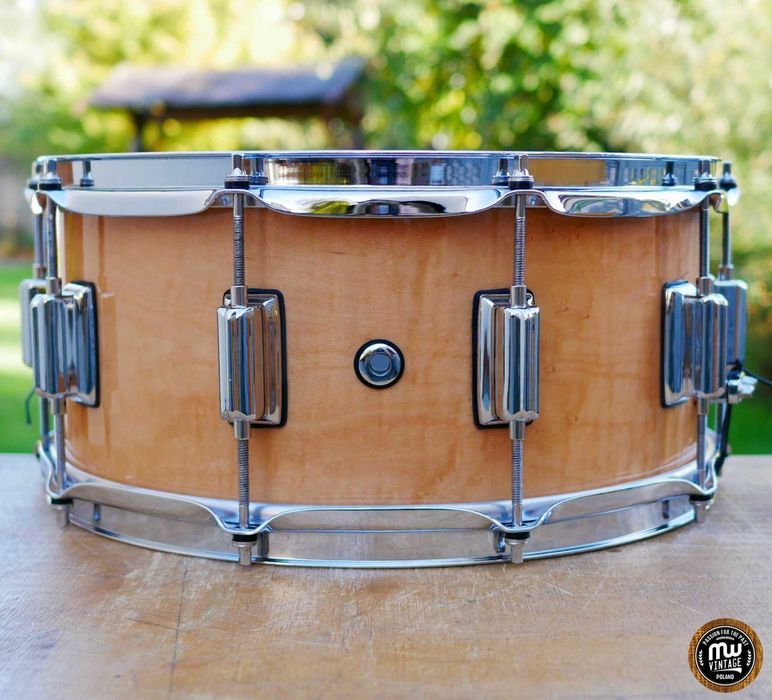 ‼️ Werbel Rogers Birdseye Maple 14” x 6,5” Vintage ‼️