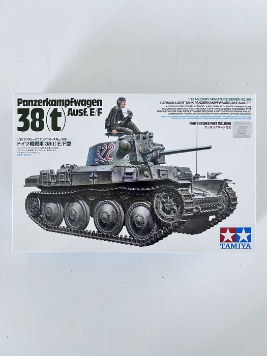 Czołg Panzerkampwagen 38t model Tamiya 35369