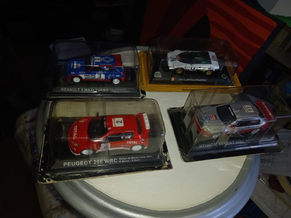 Pack de 4 miniaturas de Rally, 1/43