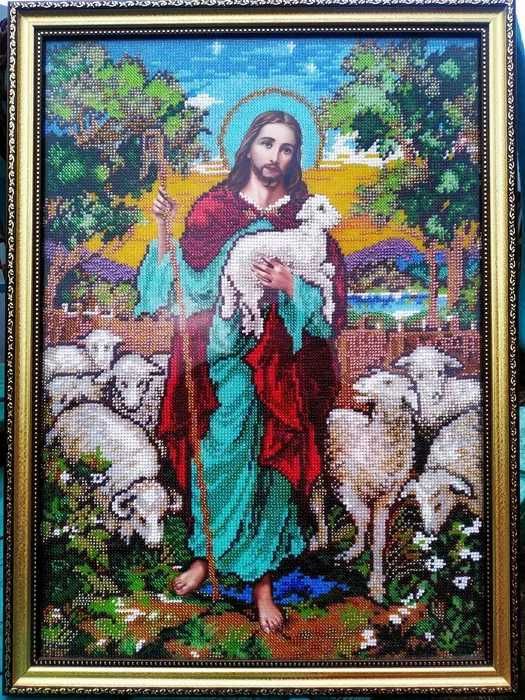 Obrazy wyszywany ręcznie koralikami