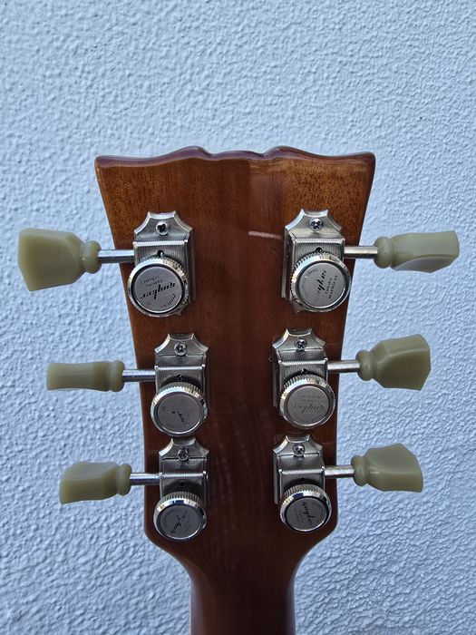 Guitarra Harley Benton Les Paul Canhoto / Esquerdino