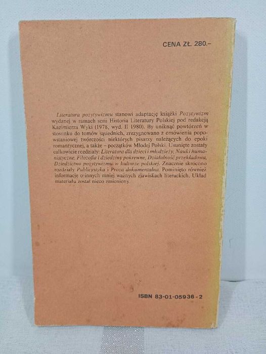 Literatura pozytywizmu. Henryk Markiewicz