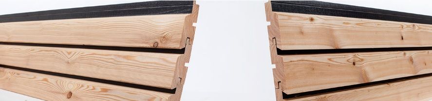 Elewacja TRENDLINER Kontrast Modrzew Syberyjski