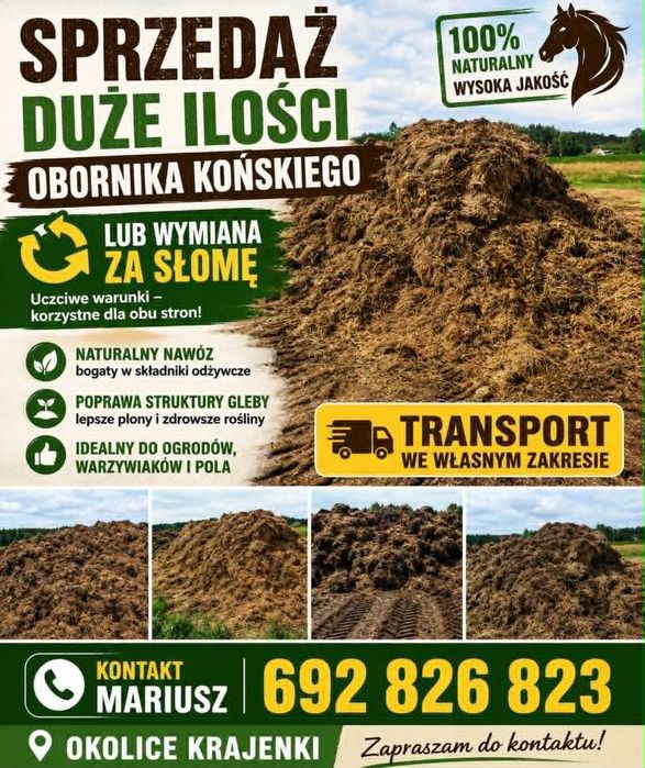 Sprzedam obornik koński