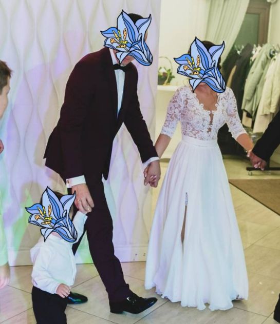 Suknia ślubna w rozmiarze S